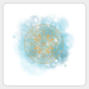 Gold mandala Sticker